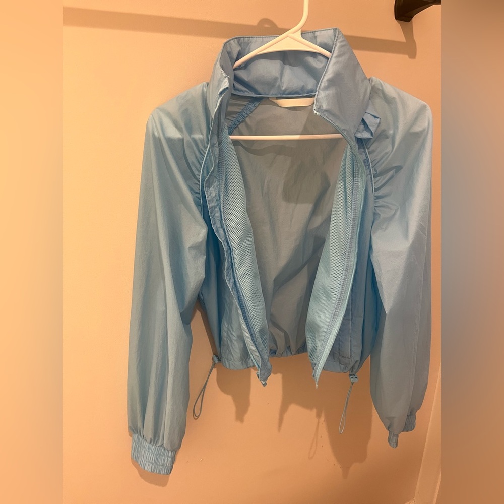 Light Blue Women's Athletic Jacket